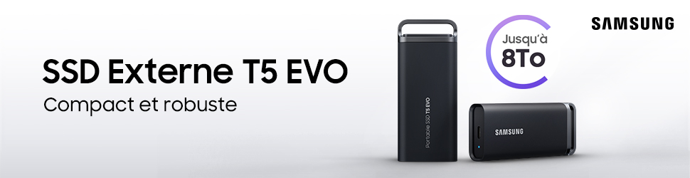 Nouveau SSD Samsung T5EVO ! Votre SSD performant & économique 