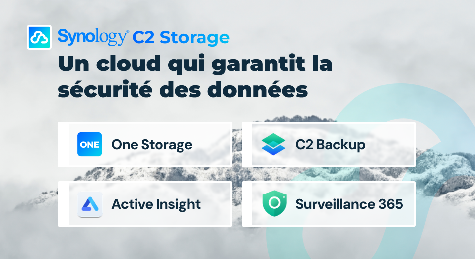 Synology C2 - un cloud qui garantie la sécurité des données