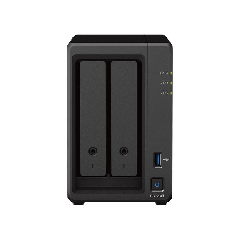 NAS assemblé Synology Tour DS723+ 36TB (2x18TB) avec disques Synology HAT Entreprise